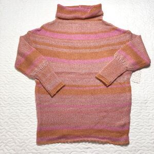 NWT Free People Candy Stripe Tunic Sweater Pullover Sm Flowers Combo OB1043829